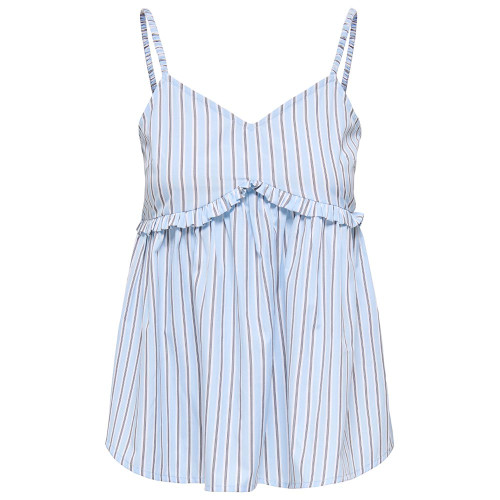 Only Γυναικεία αμάνικη μπλούζα Loris Striped Flowy Top